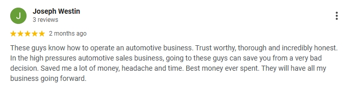 Google review screenshot 13 for Pre Purchase Inspection LLC