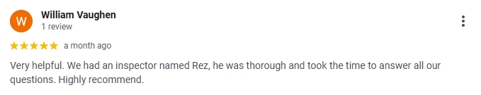Google review screenshot 15 for Pre Purchase Inspection LLC